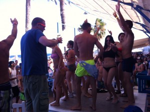 Daytime clubbing at Bora Bora on Playa den Bossa
